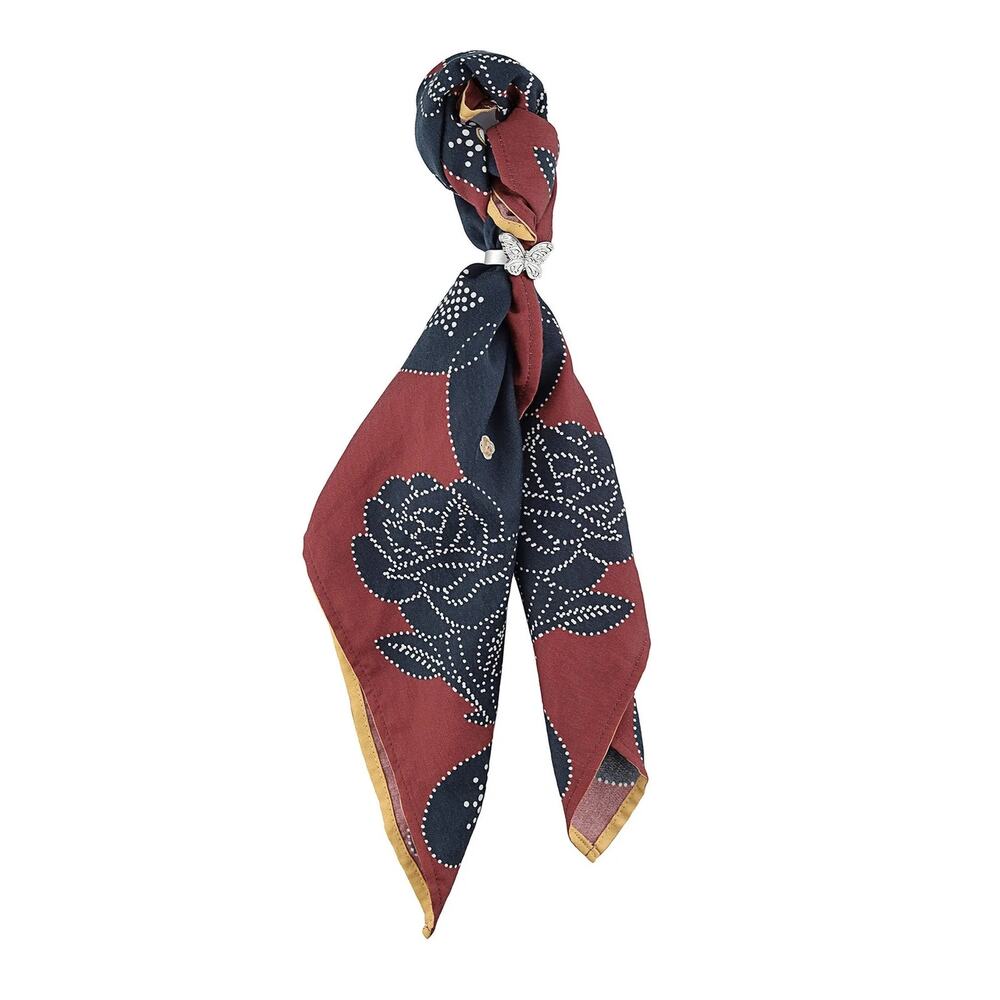 Agua Bendita Lexi Bowly Womens Scarf Accessory 26 x 26 NWT